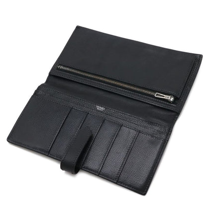 Hermes Bearn Classic Bifold Wallet Veau Epsom Black Silver