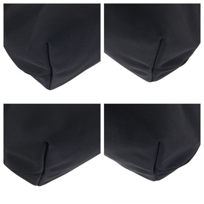 Gucci Black Silver Nylon Leather 019 Tote Shoulder Bag