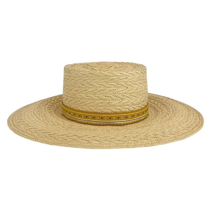 Hermes Andalusia 57 Natural Light Brown Straw Hat