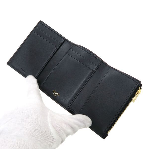 Celine Fine Strap Wallet Nino Supple Grain Calfskin