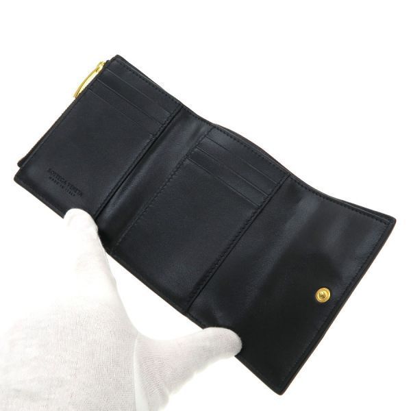 Bottega Veneta Cassette Trifold Zipper Wallet