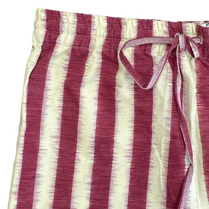 Dior Striped Shorts Cotton Red Yellow Sophisticated Comfortable Lightweight