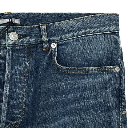 Dior Kenny Scharf Logo Patch Denim Pants Cotton Blue Sophisticated Comfortable