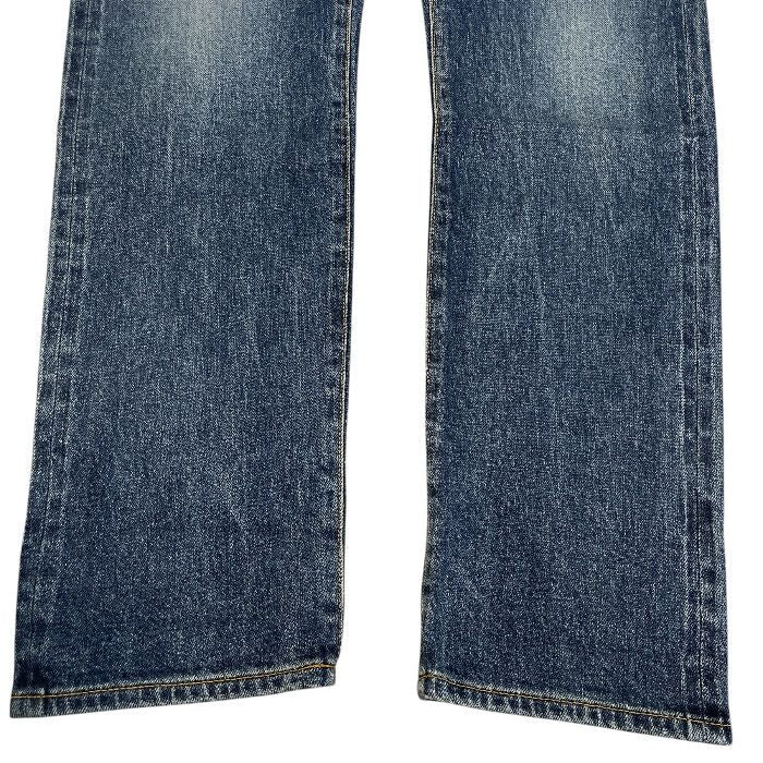 Dior Kenny Scharf Logo Patch Denim Pants Cotton Blue Sophisticated Comfortable