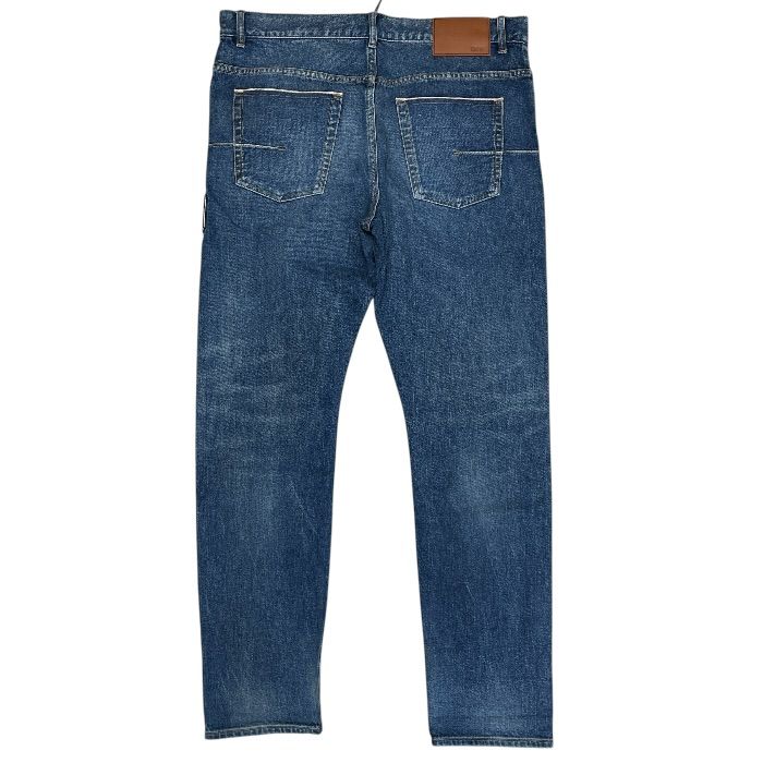Dior Kenny Scharf Logo Patch Denim Pants Cotton Blue Sophisticated Comfortable