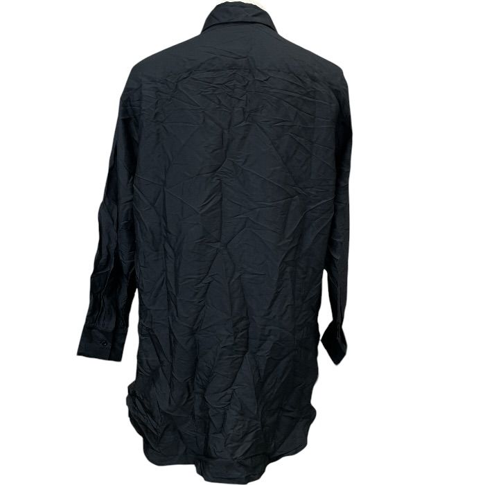 Dior Bee Embroidery Silk Shirt Blouse Long Sleeve Black Classic Sophisticated