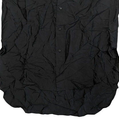 Dior Bee Embroidery Silk Shirt Blouse Long Sleeve Black Classic Sophisticated
