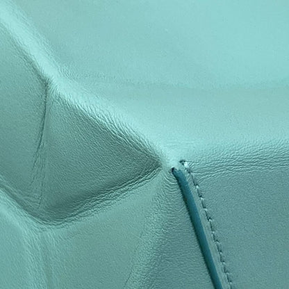 Tiffany & Co Tote Mini Shopping Cobalt Blue Leather