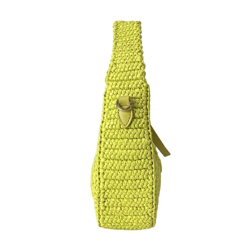 Miu Miu Handbag Wonder Light Green Basket Bag Leather