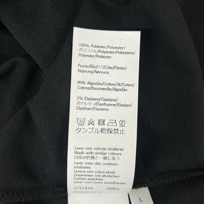 Loewe Short Sleeve T-Shirt L Black Crew Neck Anagram Cotton