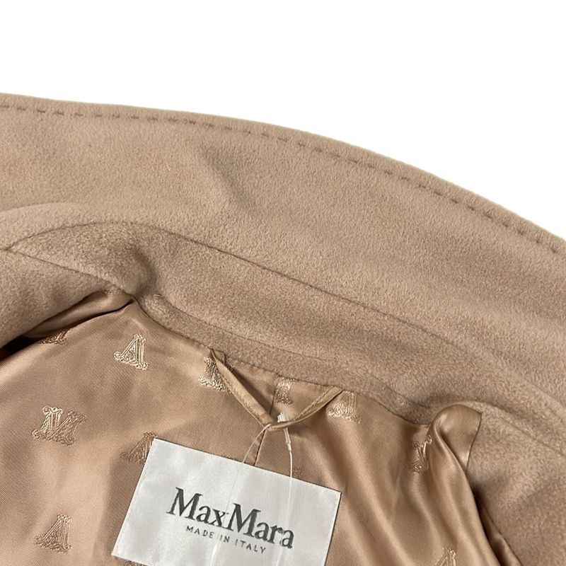 Max Mara Coat 34 XS Pink Wool Cashmere