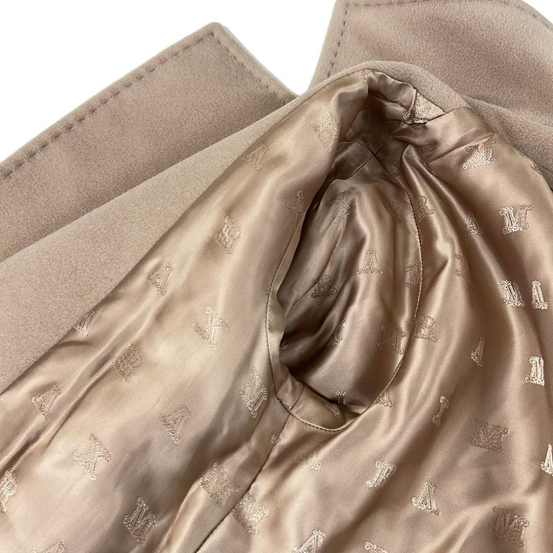 Max Mara Coat 34 XS Pink Wool Cashmere