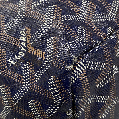 Goyard Tote Saint Louis PM Navy Leather