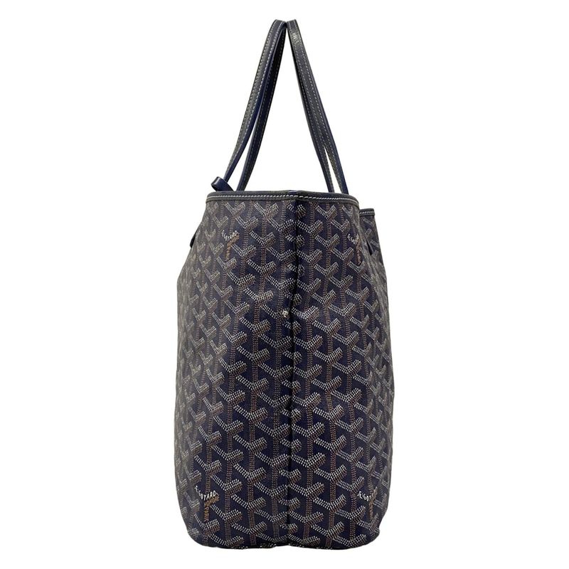 Goyard Tote Saint Louis PM Navy Leather