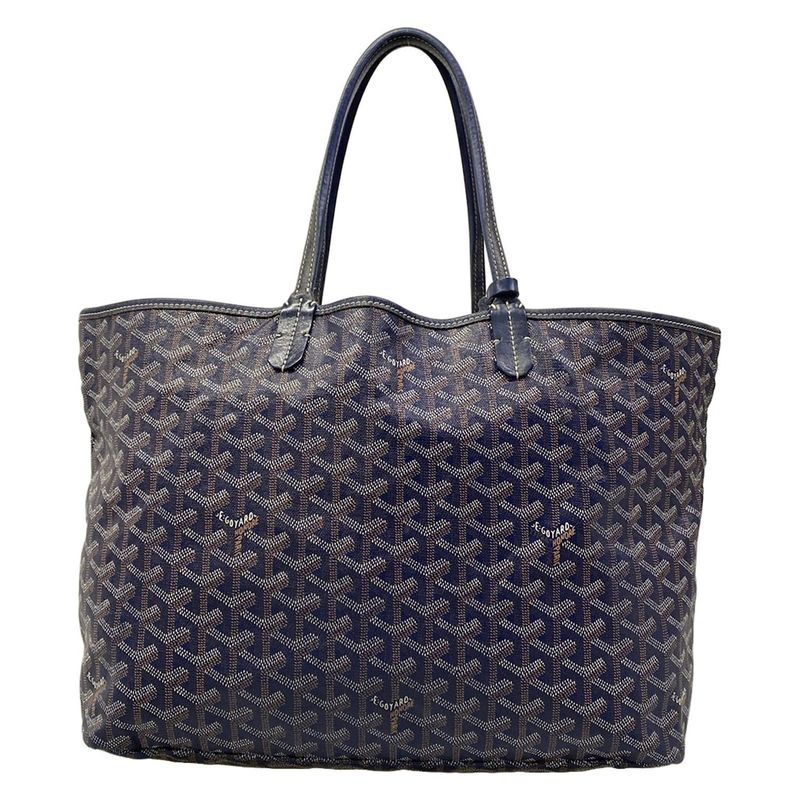 Goyard Tote Saint Louis PM Navy Leather