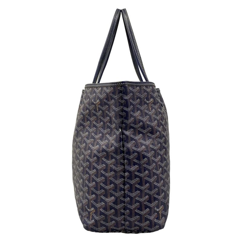 Goyard Tote Saint Louis PM Navy Leather