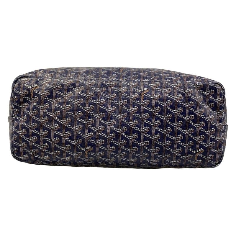 Goyard Tote Saint Louis PM Navy Leather