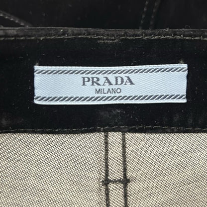 Prada Pants 25 XS Black with Triangle Plate
