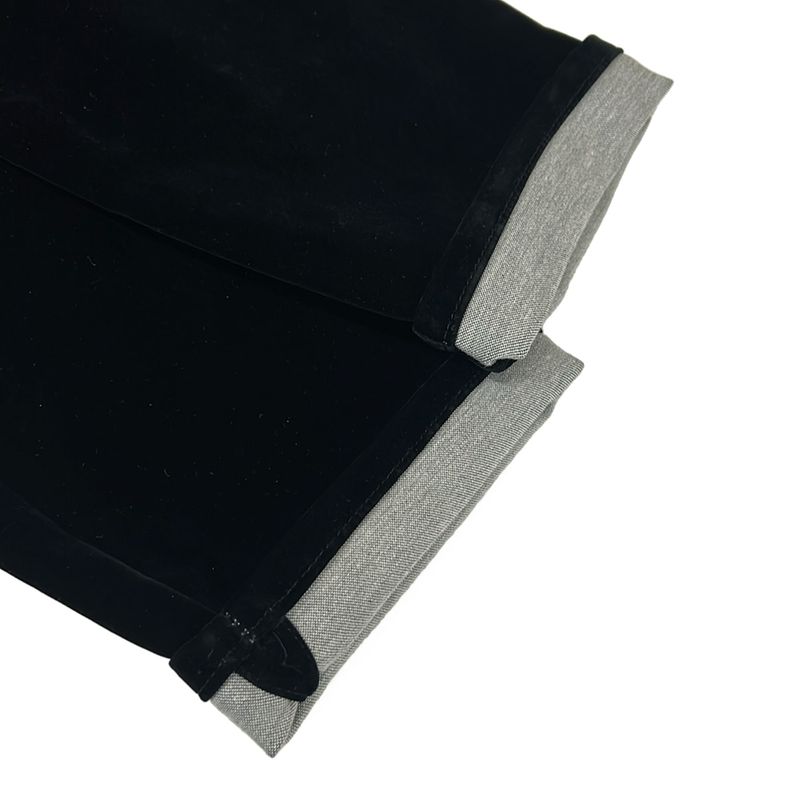 Prada Pants 25 XS Black with Triangle Plate