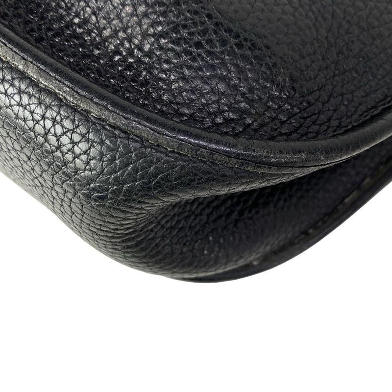 Hermes Shoulder Bag Evelyne GM Black Gold