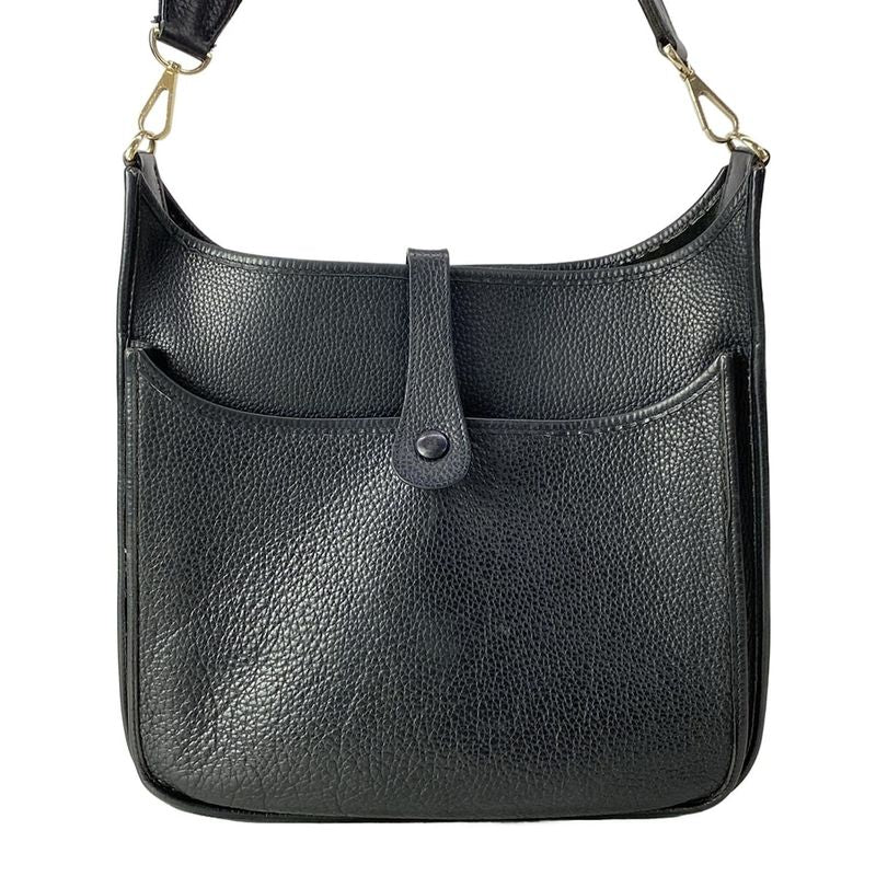 Hermes Shoulder Bag Evelyne GM Black Gold