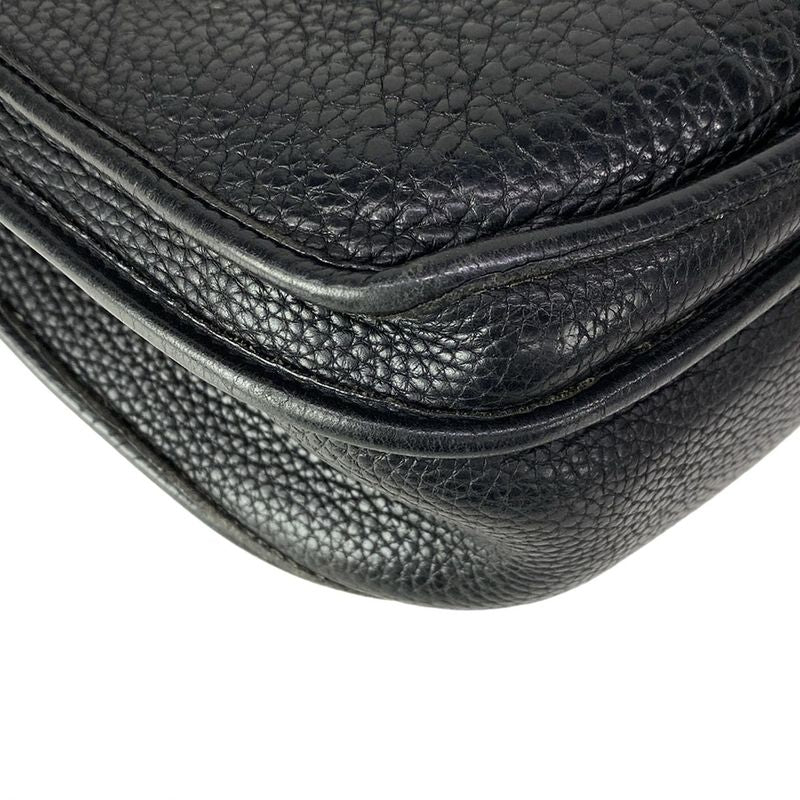 Hermes Shoulder Bag Evelyne GM Black Gold