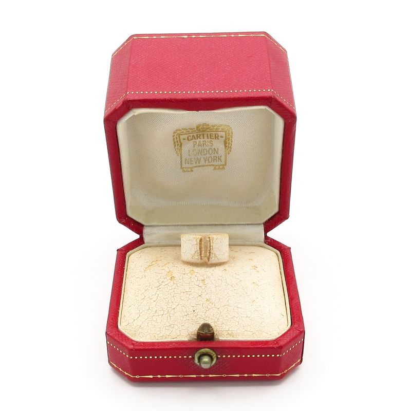 Cartier Ring 50 2C 18k White Gold