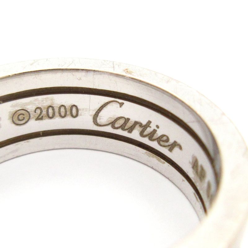 Cartier Ring 50 2C 18k White Gold