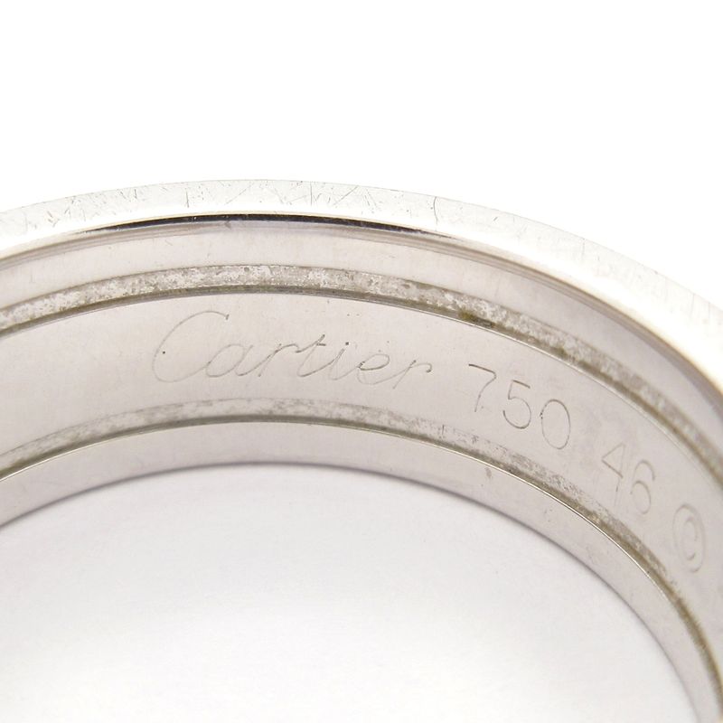 Cartier Ring 2C 18k White Gold