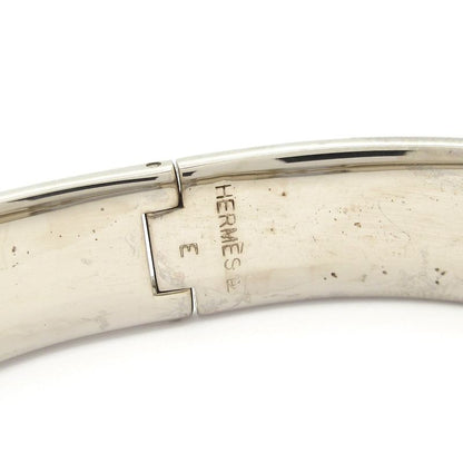 Hermes Bangle Click Silver Black Bracelet
