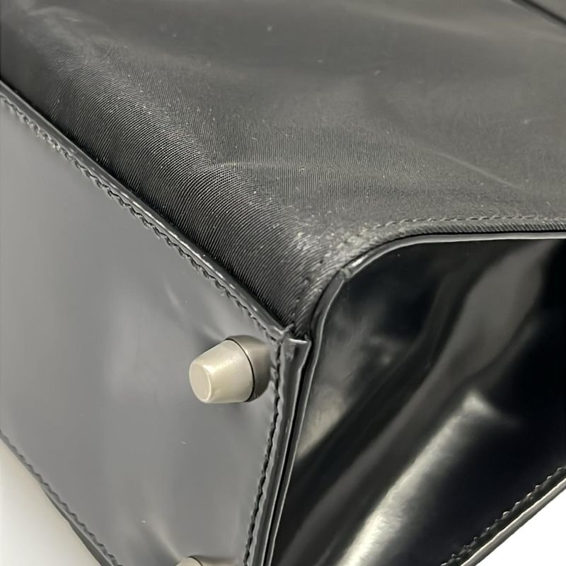 Prada Handbag Black Leather