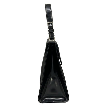 Prada Handbag Black Leather
