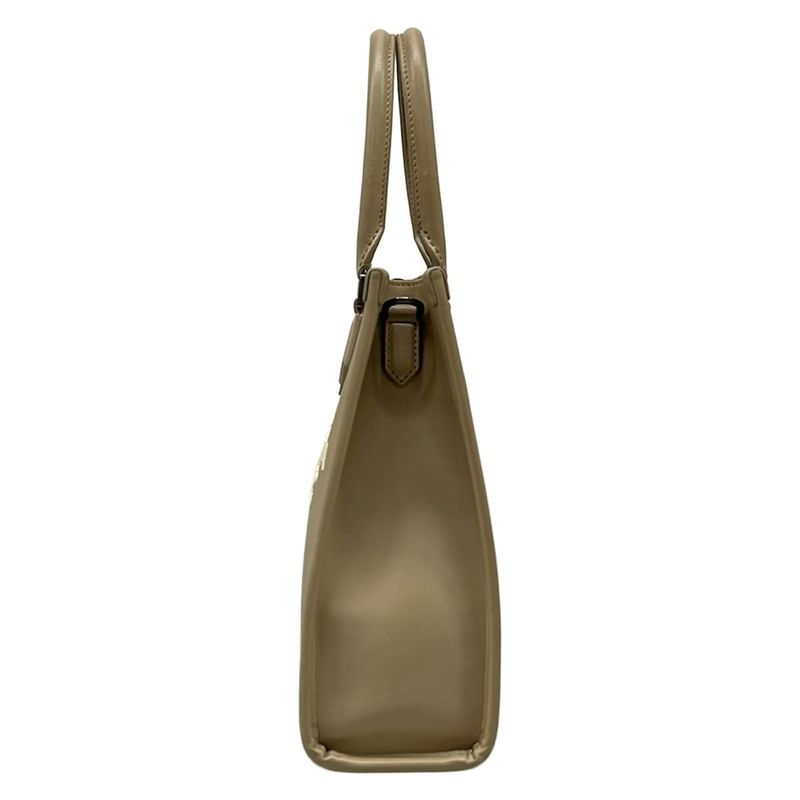Dolce & Gabbana Tote Gray Beige Leather