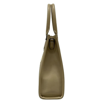 Dolce & Gabbana Tote Gray Beige Leather