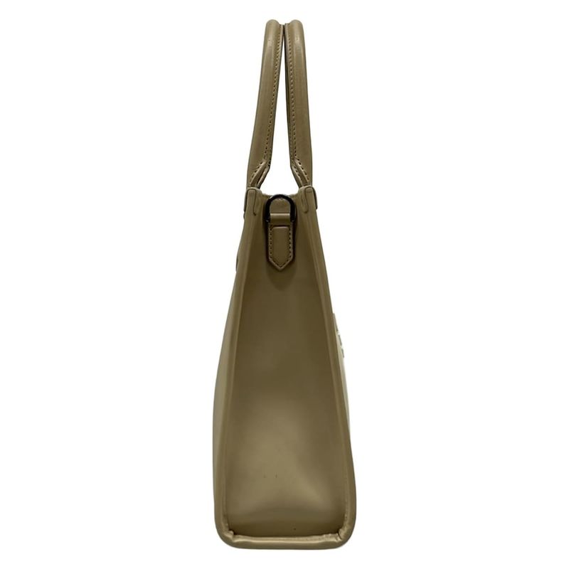 Dolce & Gabbana Tote Gray Beige Leather
