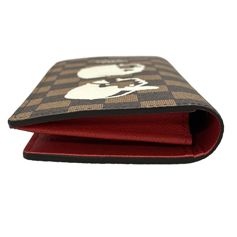 Louis Vuitton Wallet Damier Portefeuille Brother Ebene Farrell Williams