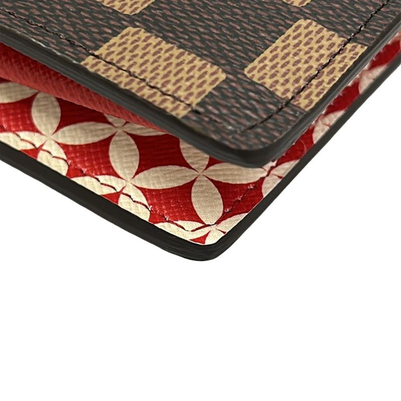 Louis Vuitton Wallet Damier Portefeuille Brother Ebene Farrell Williams
