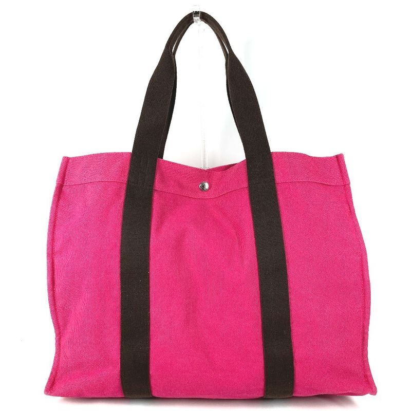 Hermes Shoulder Bag Sac Doplage GM Canvas Pink