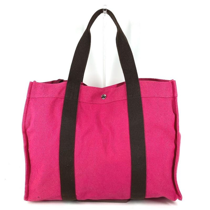 Hermes Shoulder Bag Sac Doplage GM Canvas Pink