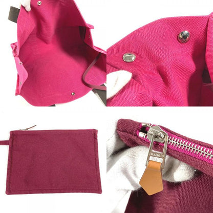 Hermes Shoulder Bag Sac Doplage GM Canvas Pink