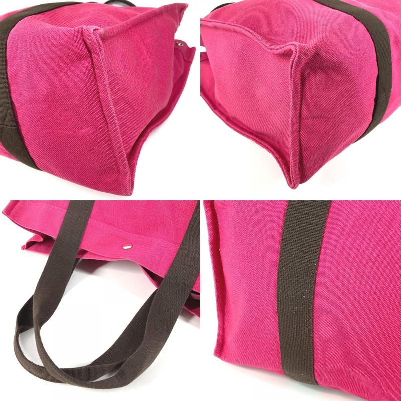 Hermes Shoulder Bag Sac Doplage GM Canvas Pink
