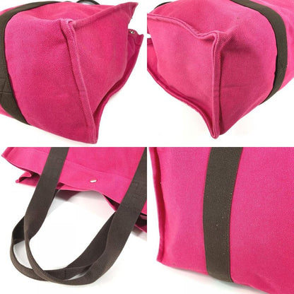 Hermes Shoulder Bag Sac Doplage GM Canvas Pink
