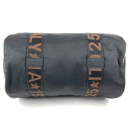 Fendi Shoulder Bag Logo Mini Nylon Black