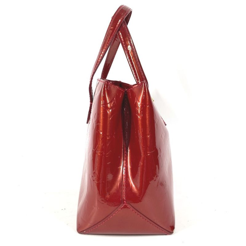 Louis Vuitton Tote Wilshire PM Monogram Vernis Canvas Pomme D'amour Red