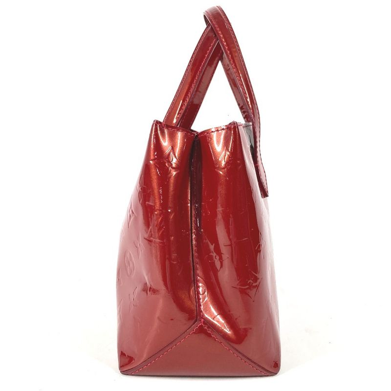 Louis Vuitton Tote Wilshire PM Monogram Vernis Canvas Pomme D'amour Red