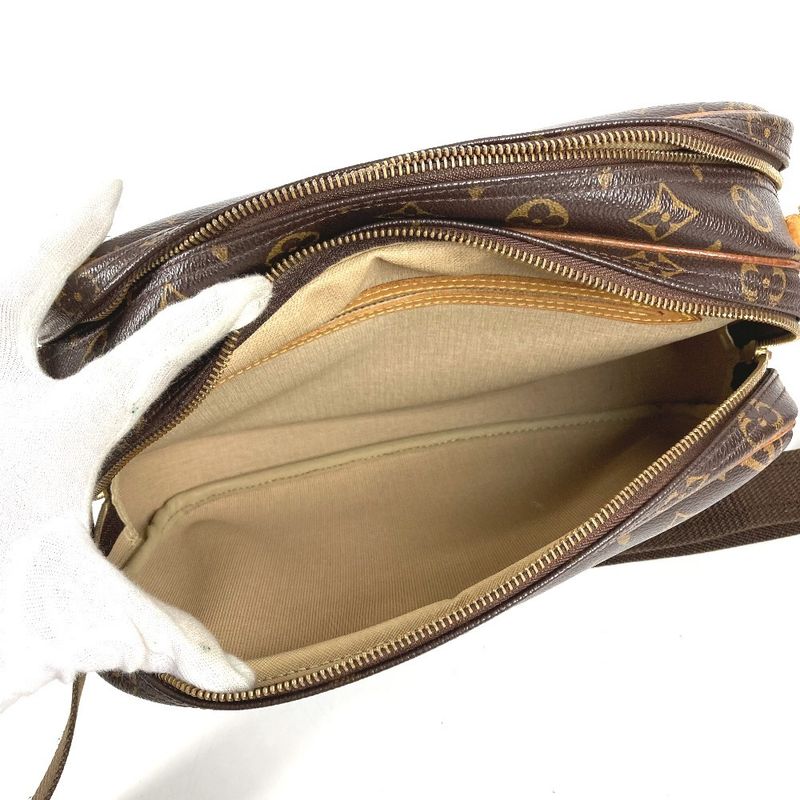 Louis Vuitton Shoulder Bag Reporter PM Monogram Canvas Brown