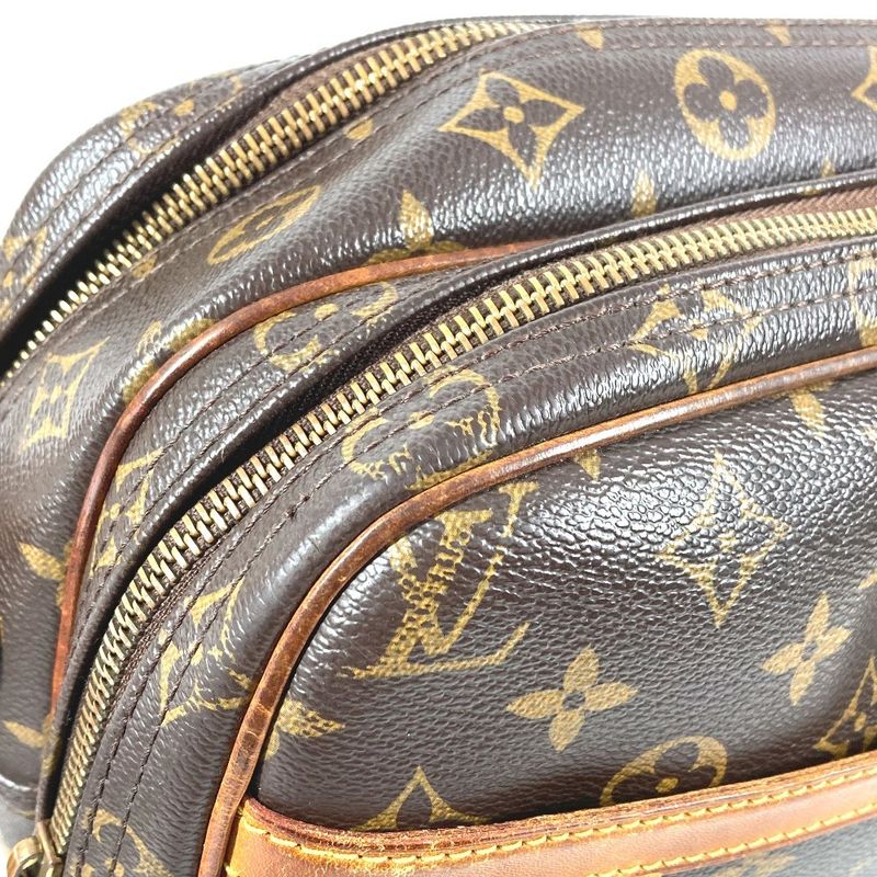 Louis Vuitton Shoulder Bag Reporter PM Monogram Canvas Brown