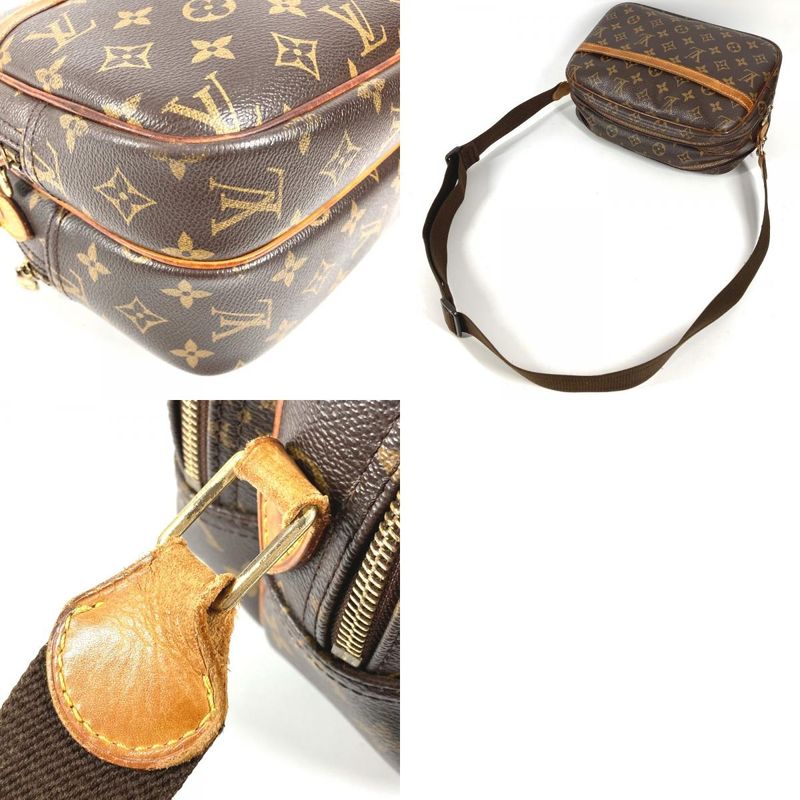 Louis Vuitton Shoulder Bag Reporter PM Monogram Canvas Brown