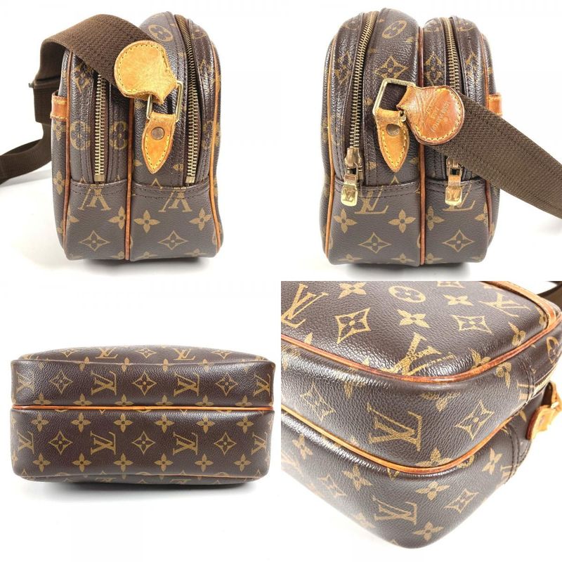 Louis Vuitton Shoulder Bag Reporter PM Monogram Canvas Brown