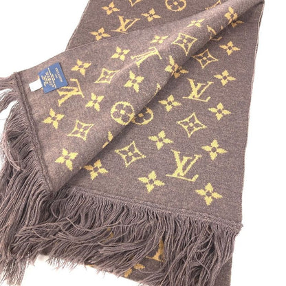 Louis Vuitton Scarf Echarpe LV Friends Wool Brown